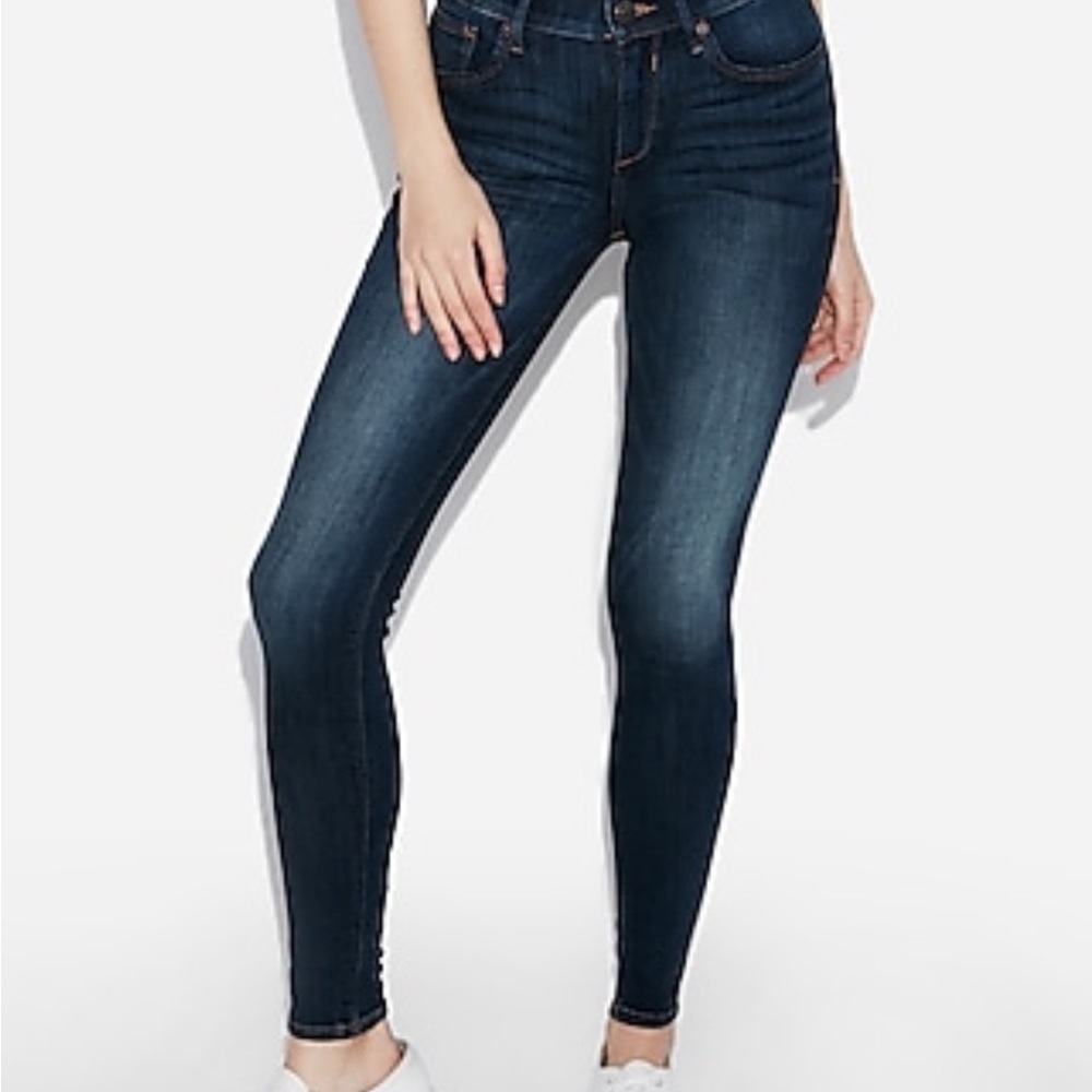 Express Mid Rise Jean Legging-(10S)